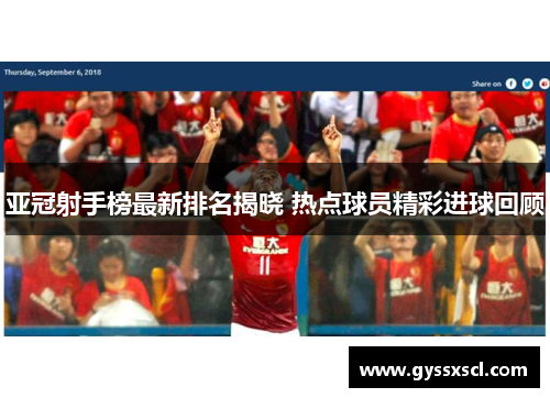 亚冠射手榜最新排名揭晓 热点球员精彩进球回顾