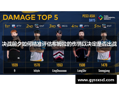 决战前夕如何精准评估布姆拉的伤情以决定是否出战