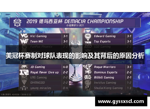 美冠杯赛制对球队表现的影响及其背后的原因分析